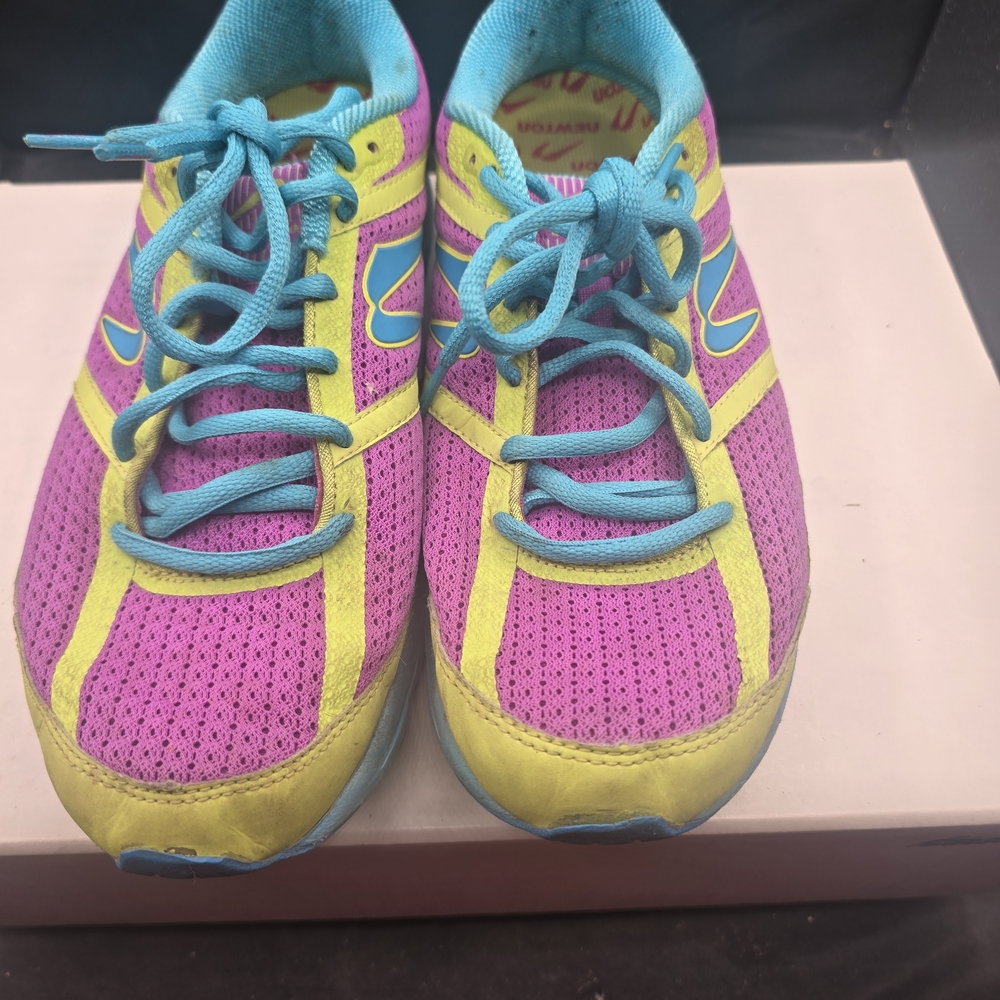 Newton Athletic Shoes in‎ Purple and Yellow